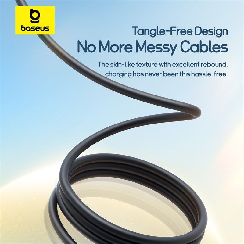 کابل تبدیل USB به لایتنینگ/USB-C/micro-USB بیسوس مدل Ultra-Fast 3.5A طول 1.3 متر