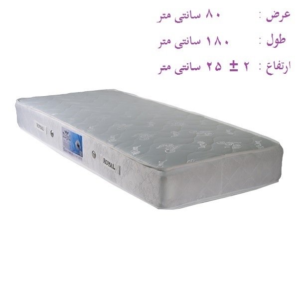 تشک رویال مدل آسمان طبی فنری کد M05 نوجوان یک نفره سایز 180 × 80 سانتی متر