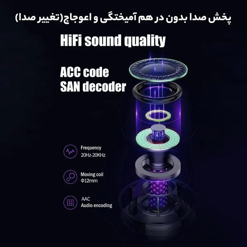 هدفون بلوتوثی موزیک آپولو مدل Generation BT22N