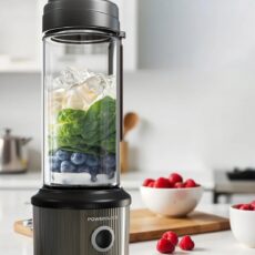 شیکر شارژی پاورولوجی مدل PSM013BK گنجایش 0.45 لیتر