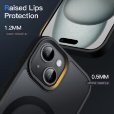 کاور بادی قاب مدل مگ سیف مات مناسب برای گوشی موبایل اپل iPhone 13