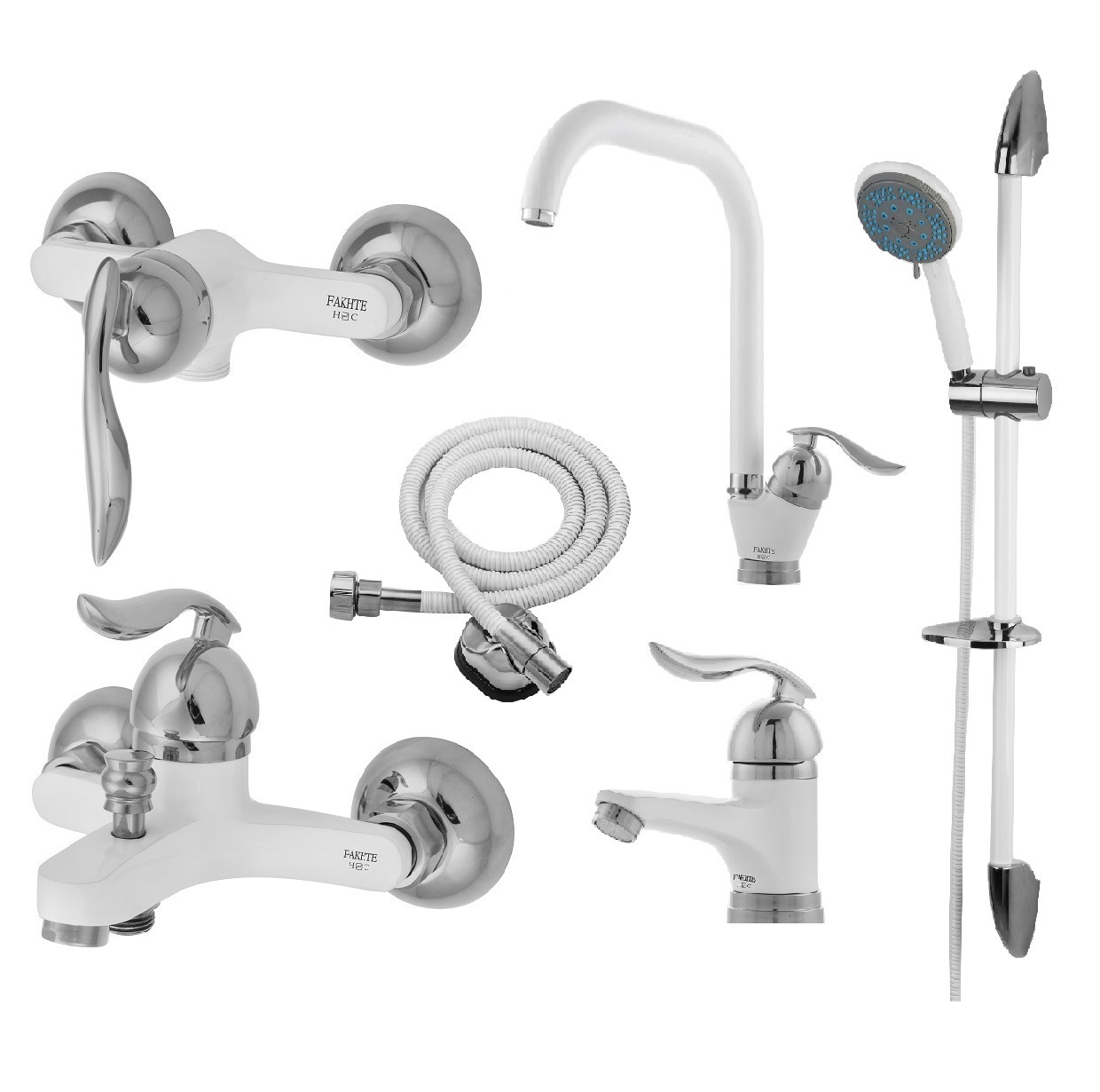 ست شیرآلات فاخته مدل قهرمان سازه کدSK-2KH مجموعه 6 عددی