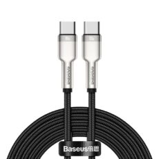 کابل تبدیل USB-C باسئوس مدل Metal Series 100W طول 2 متر