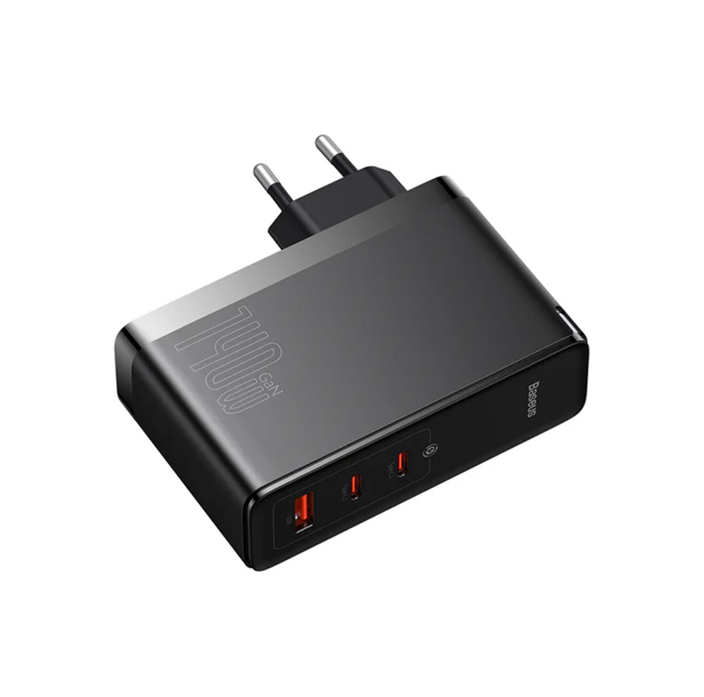 شارژر دیواری 140 وات باسئوس مدل GaN5 Pro Fast Charge CCGP100201