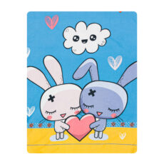 ملحفه کودک آدنو مدل Rabbit کد MC07 سایز 100×150 سانتی متر