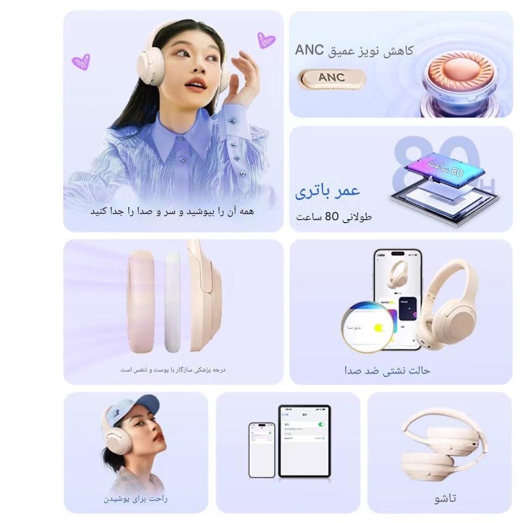 هدست بلوتوثی دوپریم مدل U-Enjoy UHP2