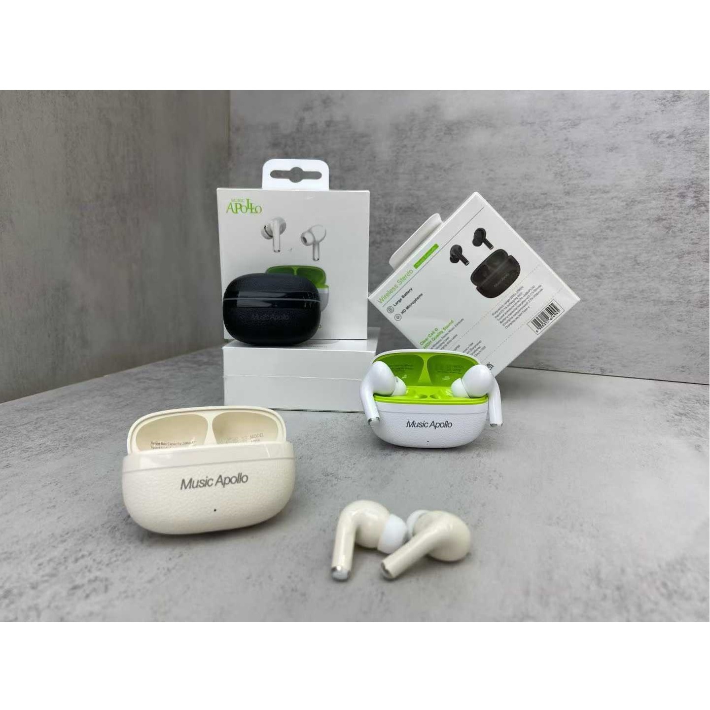 هدفون بلوتوثی موزیک آپولو مدل True Wireless AP08