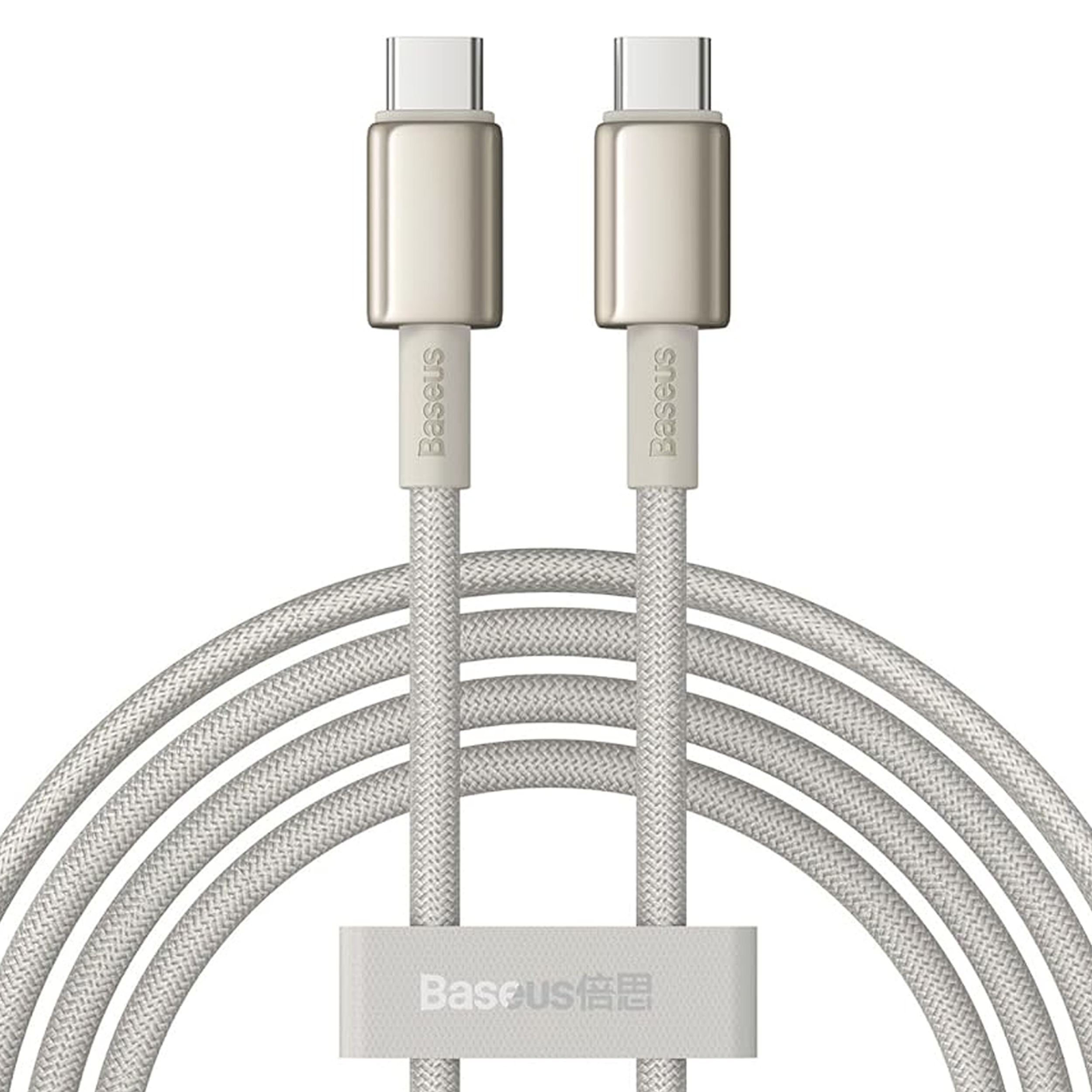 کابل تبدیل USB-C بیسوس مدل Tungsten Gold (100W) طول 2 متر