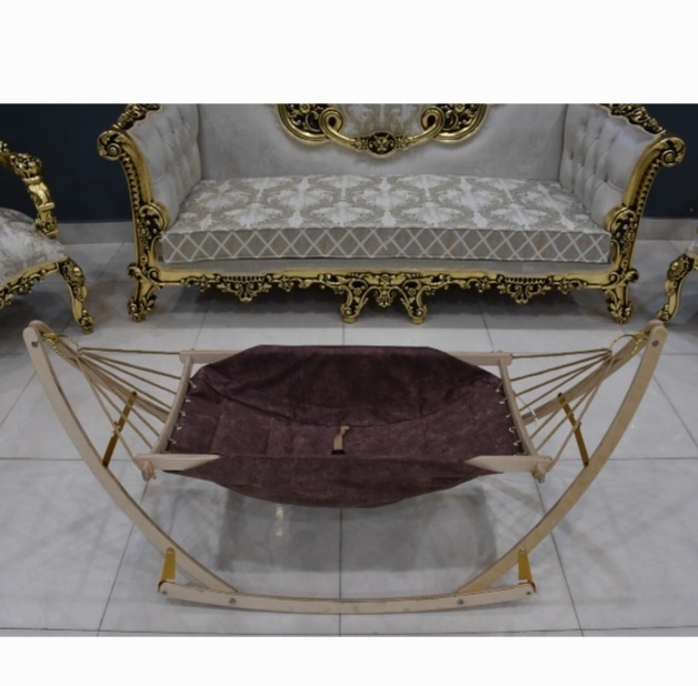 گهواره سنتی نوزاد شادی مدل تمام چوب