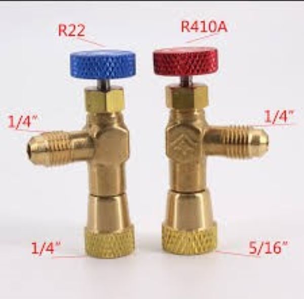 شیر کولر گازی مدل R22-R410 بسته 2 عددی
