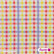 ملحفه کودک آدنو مدل چهارخونه کد FI80 سایز 70x135 سانتی‌متر