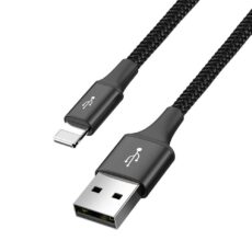 کابل تبدیل USB به لایتنینگ/ microUSB/ USB-C باسئوس مدل CA1T4-B01 طول 1.2 متر