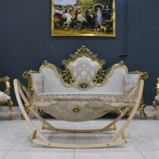 گهواره نوزاد مدل ننو چوبی