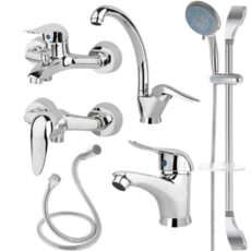 ست شیرآلات مدل کارا مجموعه 6 عددی