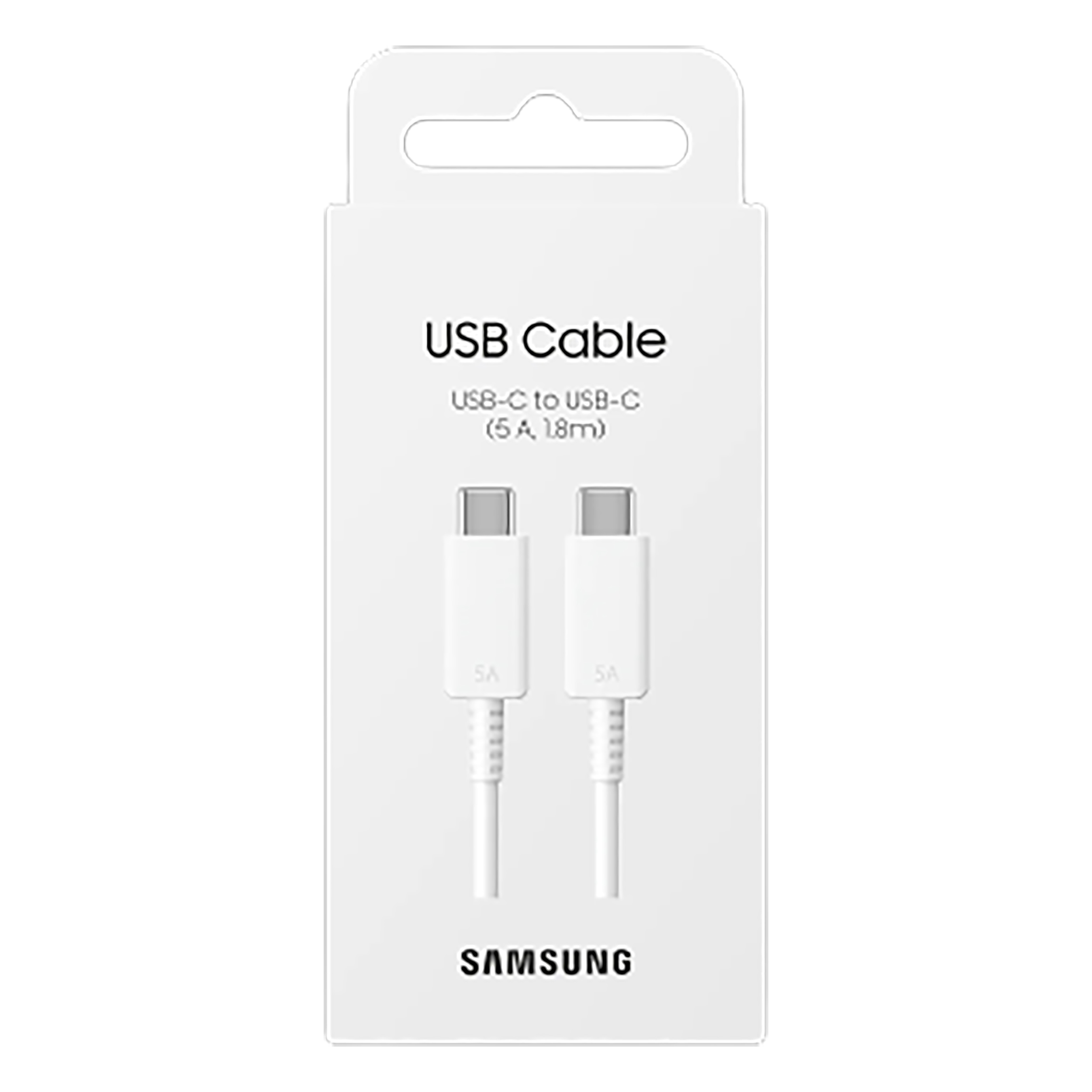کابل تبدیل USB-C به USB-C سامسونگ مدل 1.8 متری - 5 آمپر
