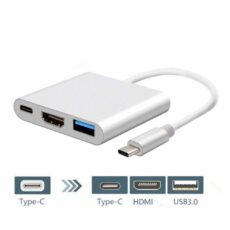 مبدل USB-C به HDMI /  USB3.0/ USB-c مدل MULTIPORT