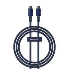 کابل USB-C بیسوس مدل Tungsten Gold 100W طول 1 متر