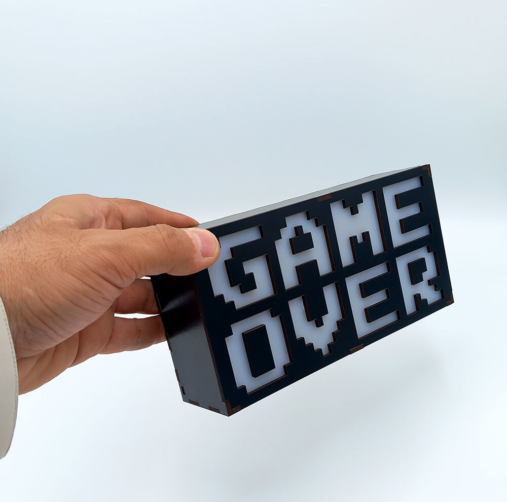 آیکون لایت طرح GAME OVER کد GAS-01