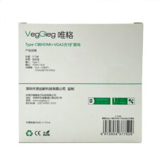 مبدل usb-C به HDMI / VGA وگیگ مدل V-TC02