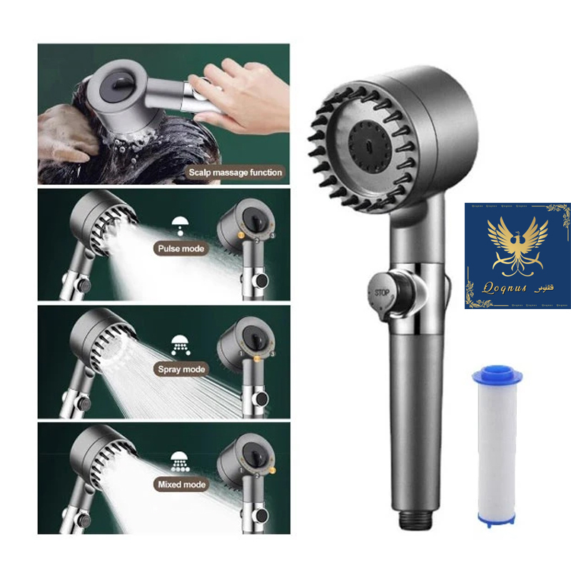سردوش حمام ققنوس مدل Turbo-Massage لوکس