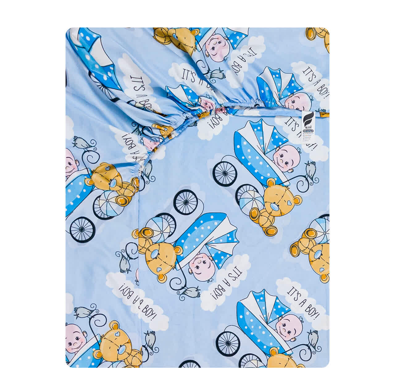 ملحفه کودک آدنو مدل Baby کد CH163 سایز 70x135 سانتی متر