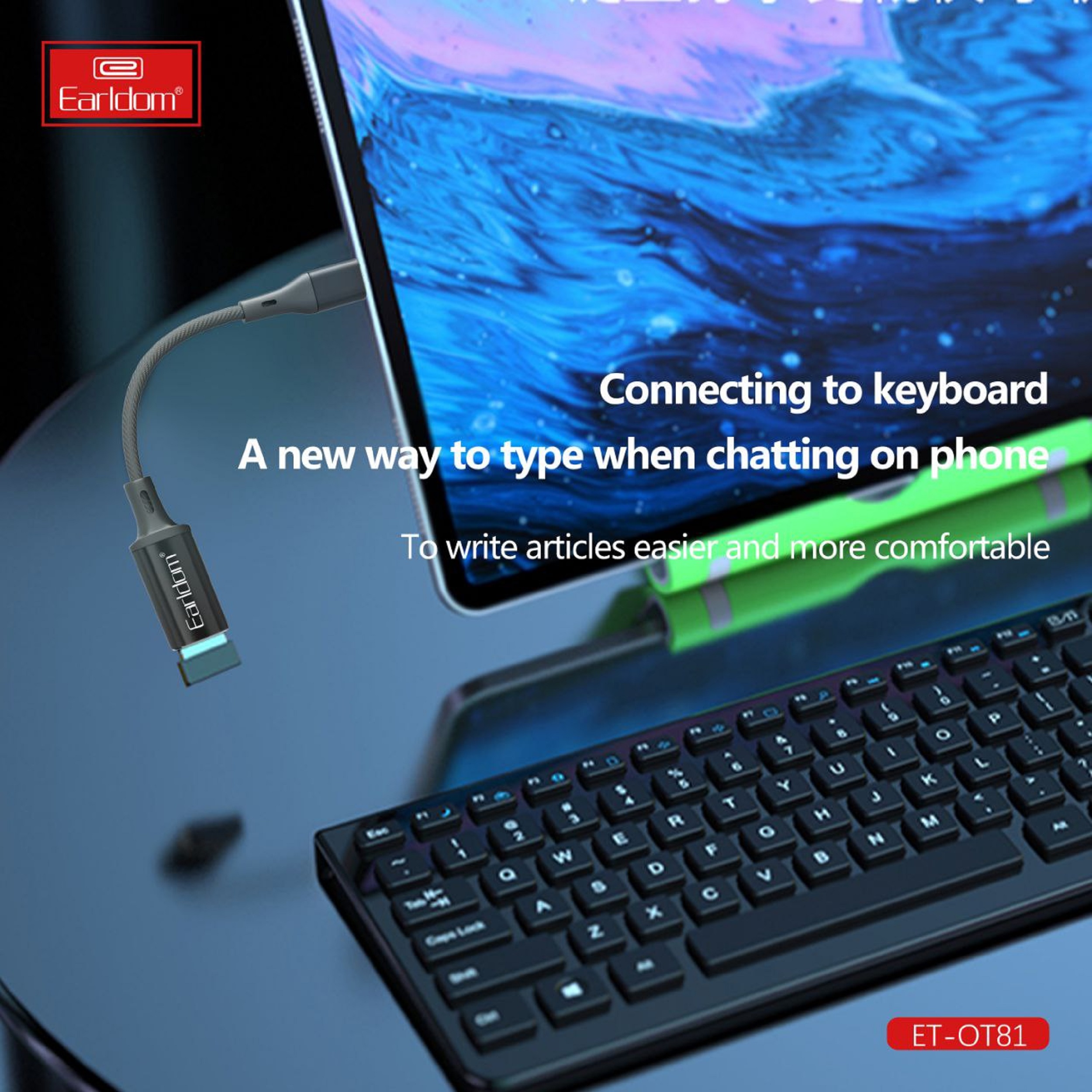 مبدل USB 3.0 به لایتنینگ ارلدام مدل ET-OT81