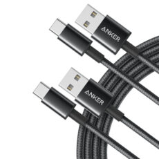 کابل تبدیل USB-A به USB-C انکر مدل Nylon A8173 طول 1.8 متر