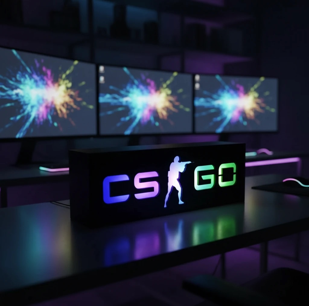 لایت باکس گیمینگ نئومی شاپ مدل CS GO