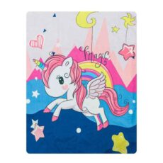 ملحفه کودک آدنو مدل Pony کد MC02 سایز 100×150 سانتی متر