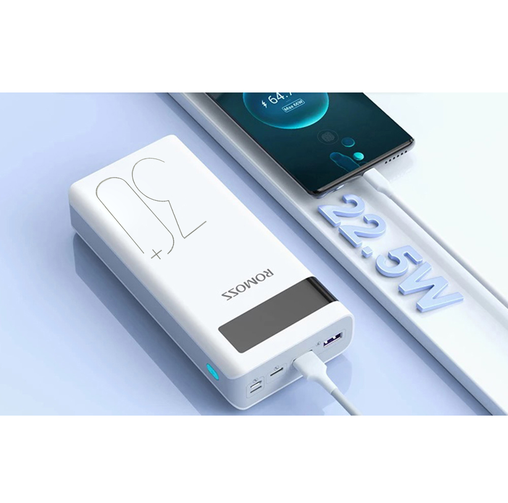 پاوربانک 22.5 وات راموس مدل Sense 8P Plus PHP30 Pro ظرفیت 30000 میلی‌آمپرساعت
