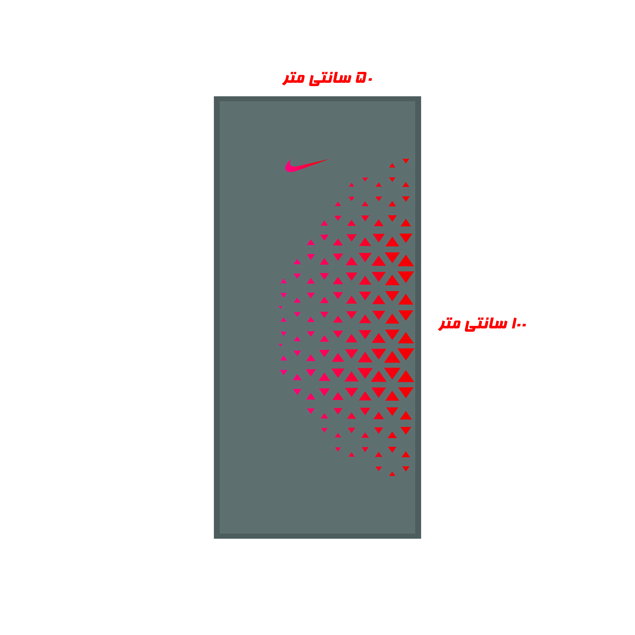 زيرانداز يوگا مدل 3372B سايز 100*50 سانتي متر