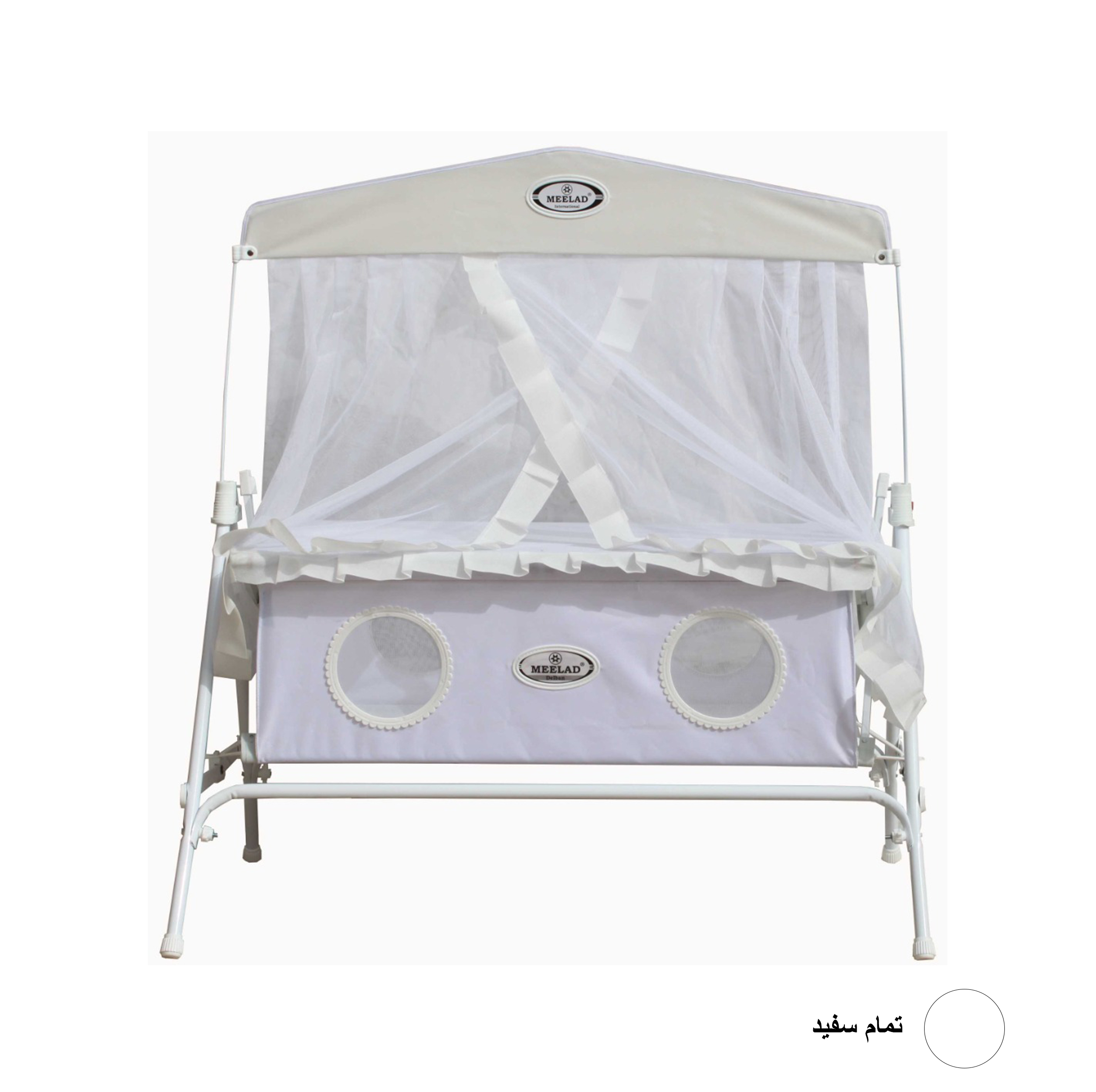 گهواره نوزاد میلاد مدل الگانس کد 001