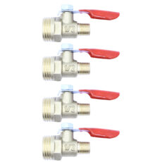 شیر ورودی ساید و کولر دینا مدل DN-010123 بسته 4 عددی