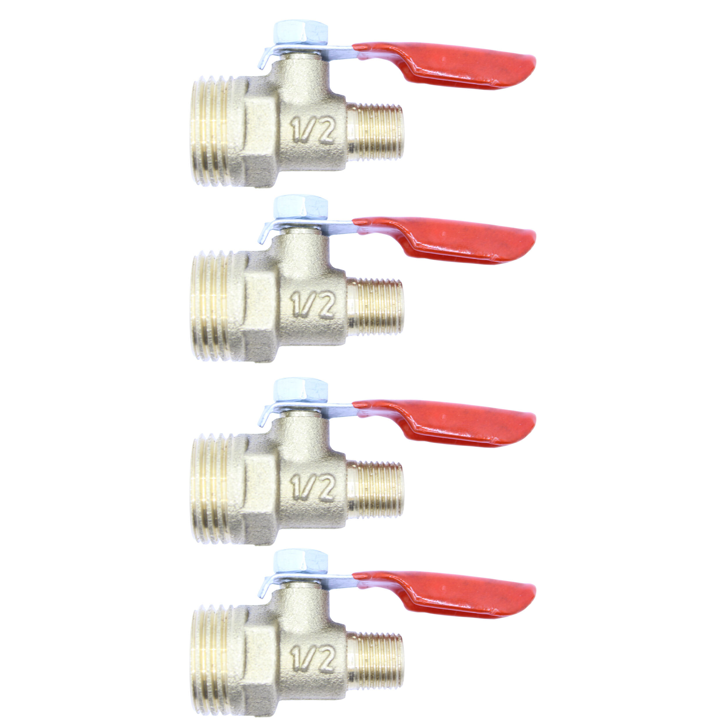 شیر ورودی ساید و کولر دینا مدل DN-010123 بسته 4 عددی