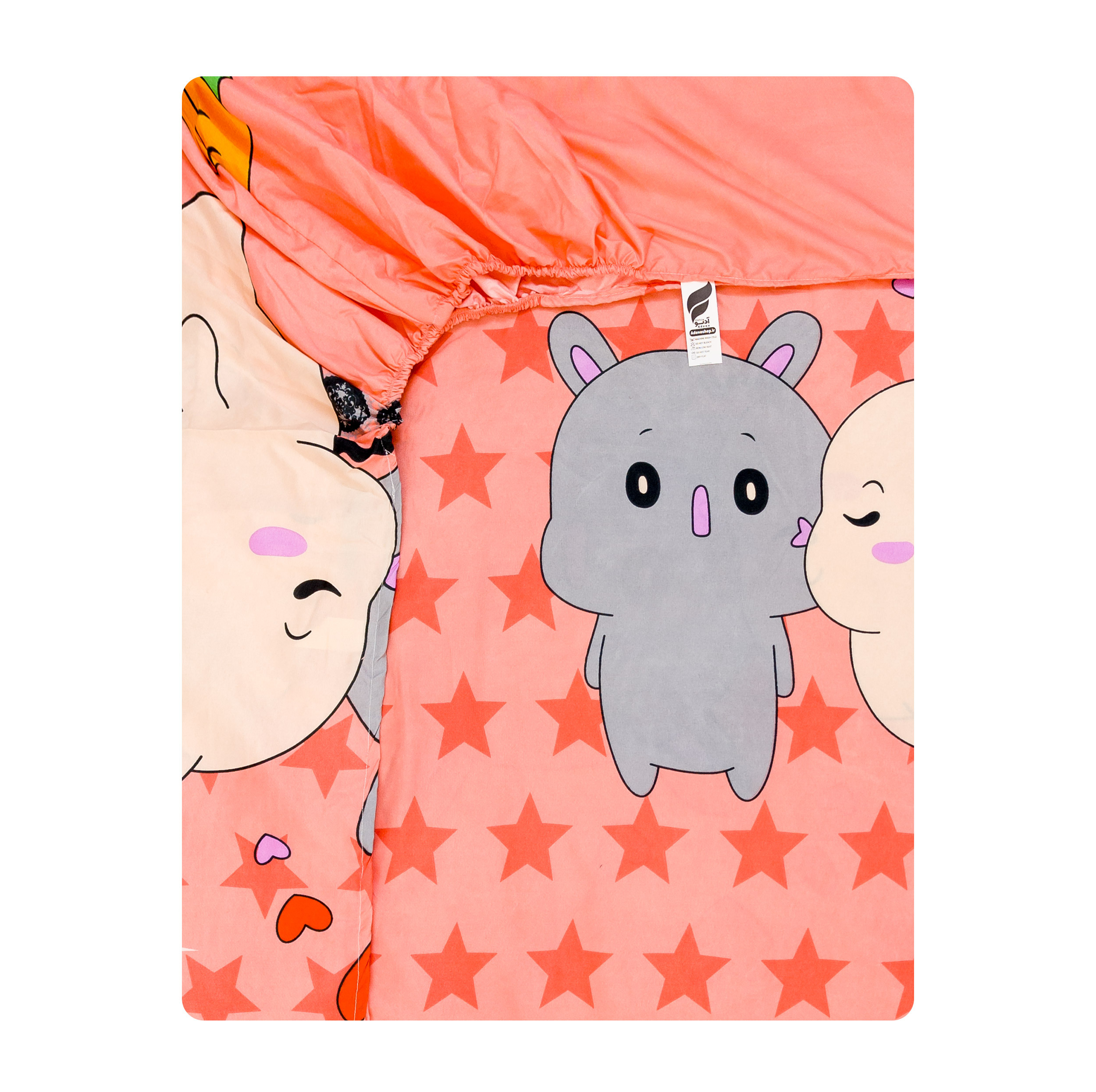 ملحفه میکرو کودک آدنو مدل Lovely کد MC09 سایز 70x135 سانتی متر