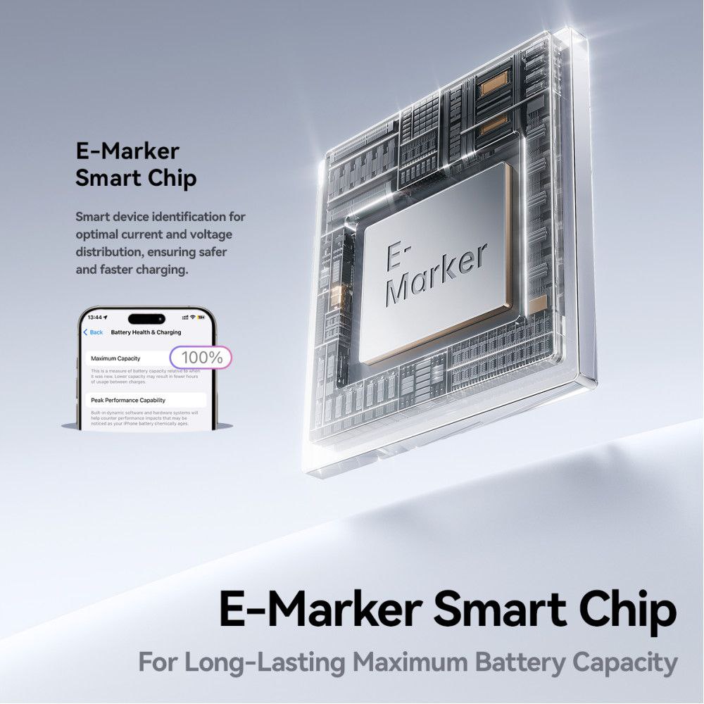 کابل تبدیل USB-C بیسوس مدل Dynamic 4 Series 100W طول 2 متر