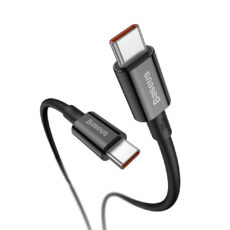 کابل تبدیل USB-C به USB-C باسئوس 100W مدل CATYS-C01 طول 2متر
