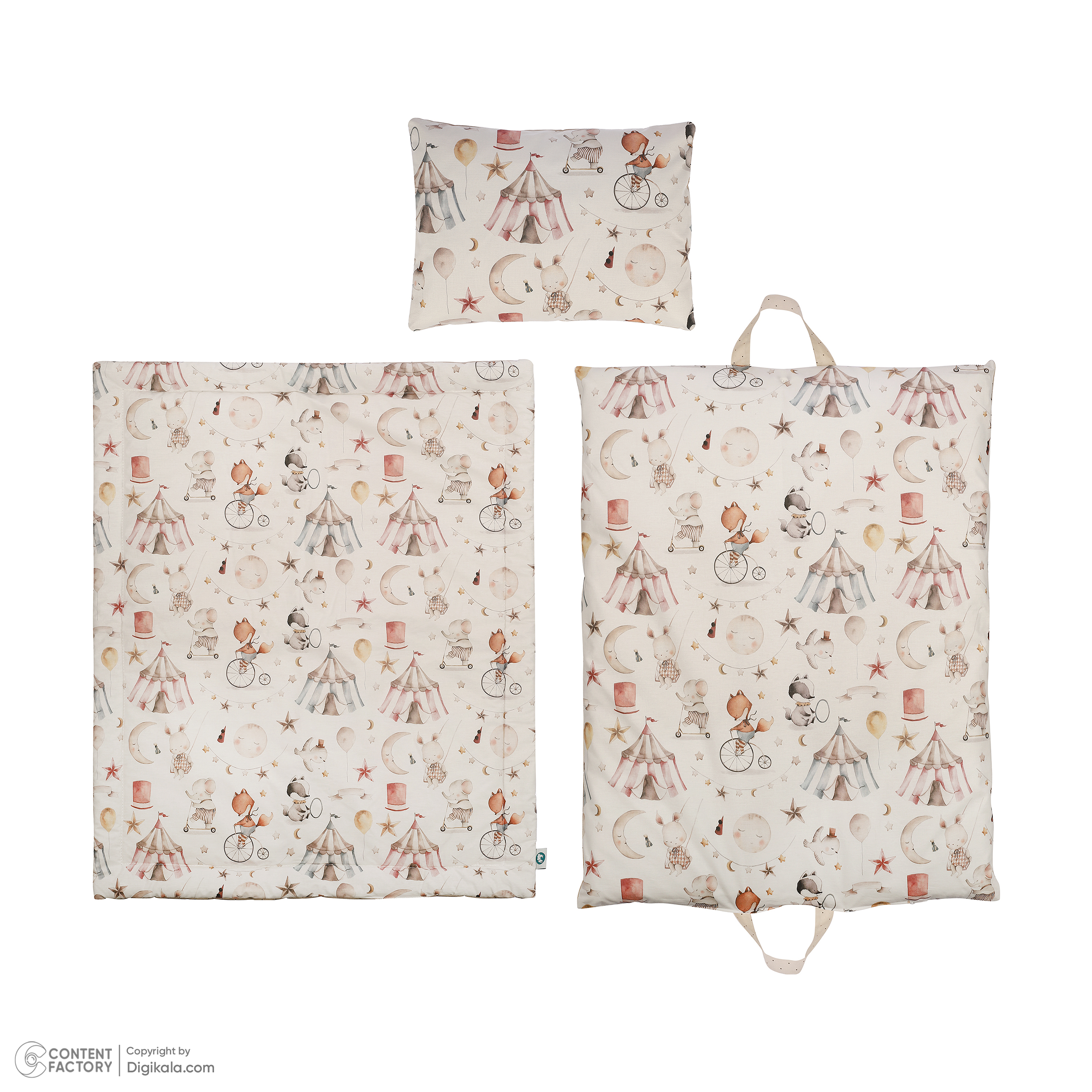 سرویس خواب سه تکه نوزاد مدل فیل و روباه