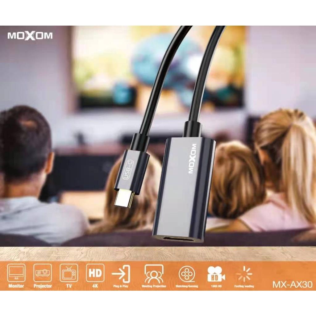 کابل تبدیل USB-C به HDMI موکسوم مدل MX-AX30