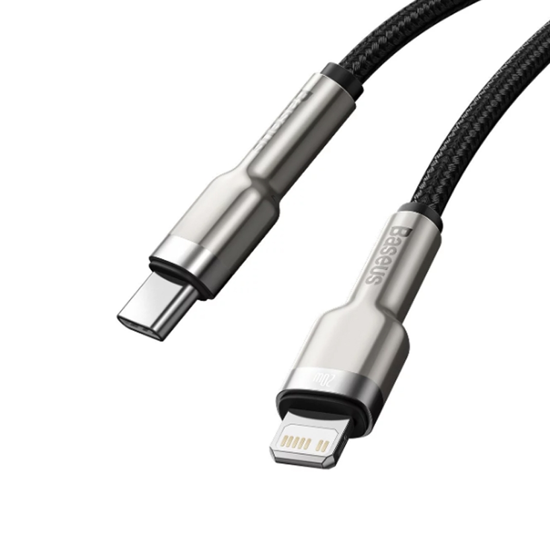 کابل تبدیل USB-C به لایتنینگ باسئوس مدل CAJK-B01 20W طول 2 متر