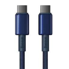 کابل USB-C بیسوس مدل Tungsten Gold 100W طول 1 متر