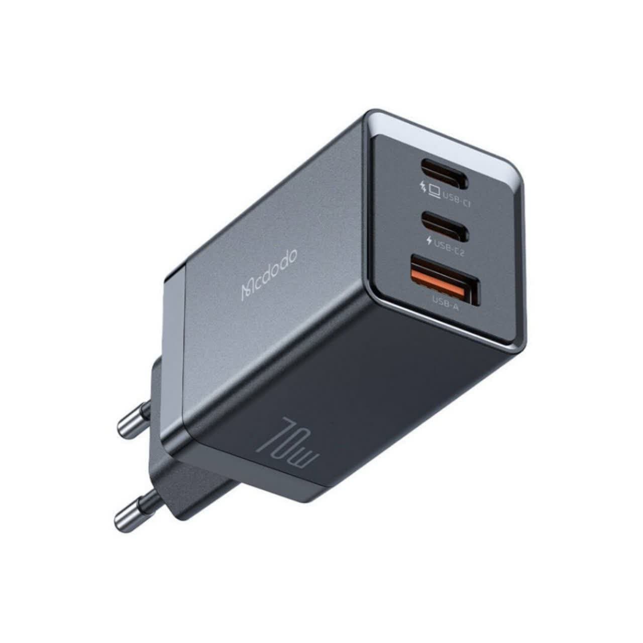 شارژر دیواری 70 وات مک دودو مدل CH-1543  به همراه کابل USB-C