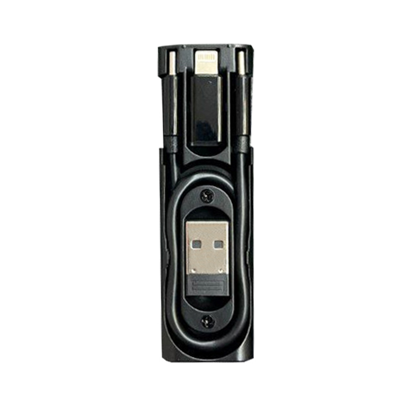 کابل تبدیل USB-C/USB به لایتنینگ/USB-C/MicroUSB بیوا مدل C-17 طول 0.28 متر