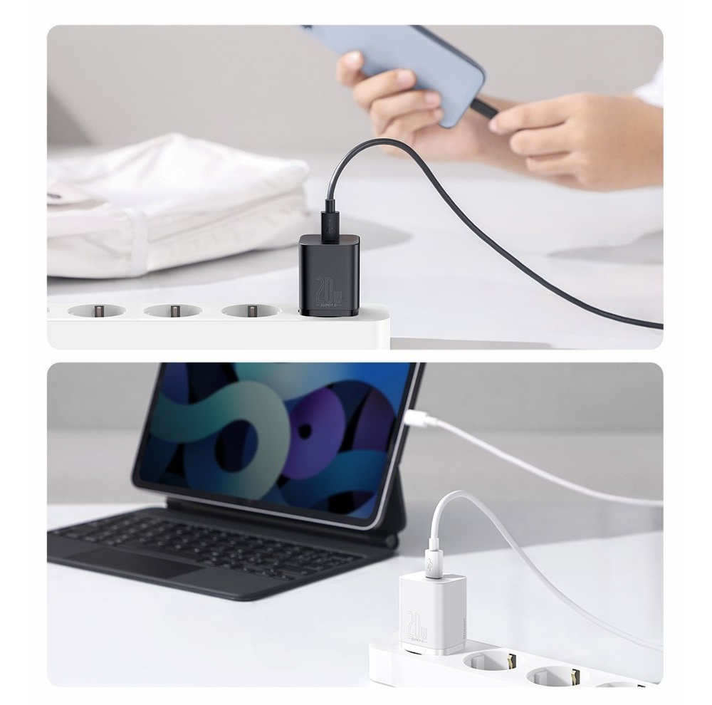 شارژر دیواری باسئوس مدل CCSUP-B