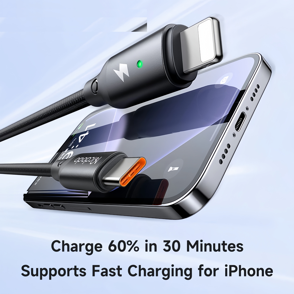 کابل تبدیل لایتنینگ به USB-C مک دودو مدل CA-568 طول 1.5 متر