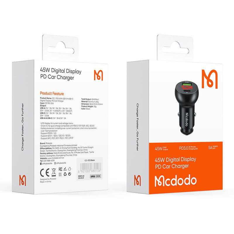 شارژر فندکی مک دودو مدل CC-703