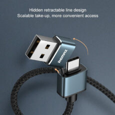 کابل تبدیل USB/USB-C به USB-C / لایتنینگ ریمکس مدل RC-020T طول 1 متر
