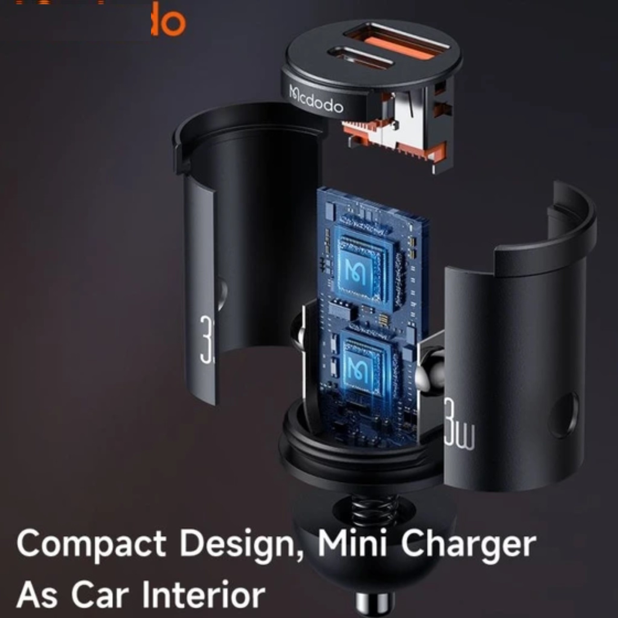 شارژر فندکی 33 وات مک دودو مدل cc-232