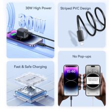 کابل تبدیل USB-C به لایتنینگ یوسمز مدل SJ697 طول 2 متر