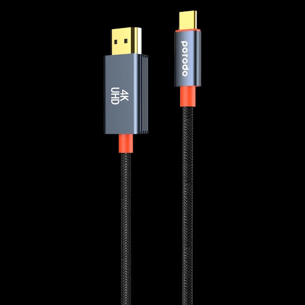 کابل تبدیل USB-C به HDMI پرودو مدل CBL0016 طول 2 متر